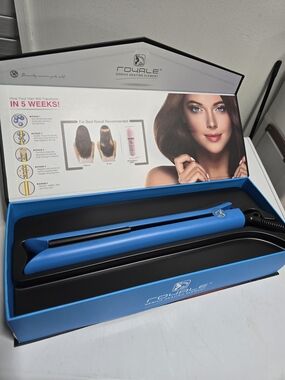 Royale Genius Heating Element Platinum Hair Straightener Pure Ceramic Plates
